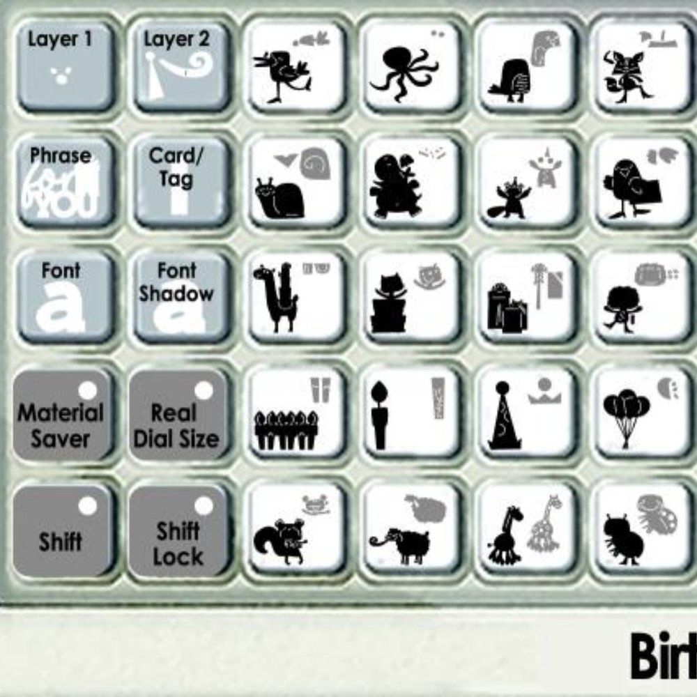 Cricut BIRTHDAY BASH shape & font - Picture 14 of 16
